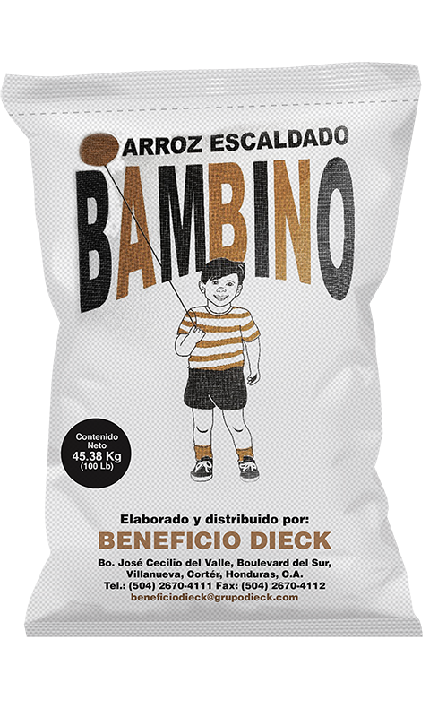 Arroz Escaldado Bambino QQ - 100 Lb.